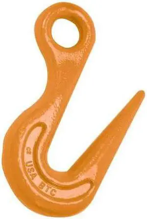 CAMPBELL 3899500 Alloy Sorting Hook, Forged Alloy Steel, Painted Orange