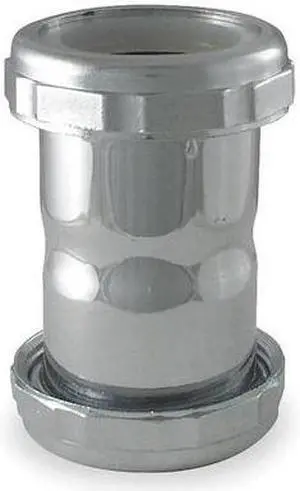 ZORO SELECT 1PNP9 1-1/2" or 1-1/4 Dia, Brass, Chrome/Brass, Lavatory/Kitchen,