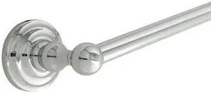 ZORO SELECT 04-6218 Towel Bar,Polished Chrome,Brentwood,18In