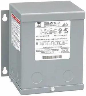SQUARE D 500SV1B Transformer,500VA,120/240V,Wall