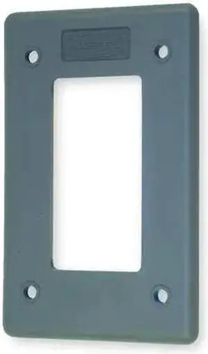 HUBBELL WIRING DEVICE-KELLEMS HBLP26FS Rocker Wall Plates and Box Cover, Number