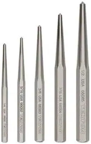 TEKTON PNC95002 Center Punch Set, 5-Piece (1/4-1/2 in.)