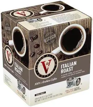 VICTOR ALLEN FG016338 Victor Allen's Coffee Italian Roast, Dark Roast, 200