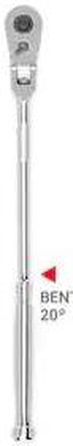 TEKTON SRH33112 3/8 Inch Drive x 12 Inch Flex Head Quick-Release Bent Handle