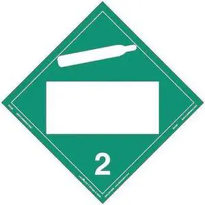 LABELMASTER ZRV3B Non-Flammable Gas Placard,PK25