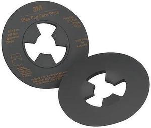 3M 14270 Disc Pad Face Plate,4-1/2 in D,Hard