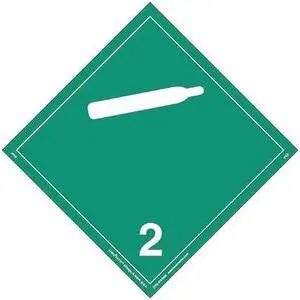 LABELMASTER IPV3 Non Flammable Gas Placard,PK25