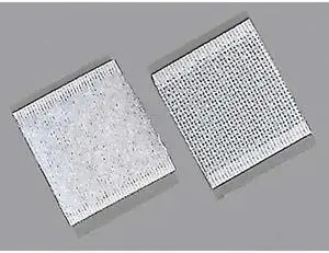 ZORO SELECT 16U729 Reclosable Fastener Shape, Square, Rubber Adhesive, 1 in, 1