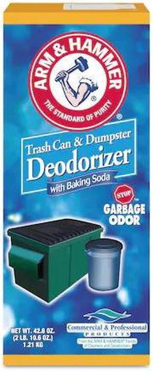 ARM & HAMMER 33200-84116 Trash Can & Dumpster Deodorizer w/Baking Soda, Powder,