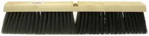 WEILER 25235 24" Vortec ProSweep Floor Brush,Polystyrene Border w Blk