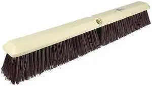 WEILER 42168 24" Perma-Sweep Floor Brush, Maroon Polypropylene Fill