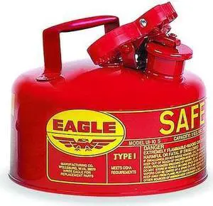 EAGLE UI10S 1 gal. Red Galvanized steel Type I Safety Can for Flammables