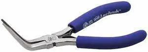 AVEN 10953 Pliers Bent Needle,Nose,6",Serrated
