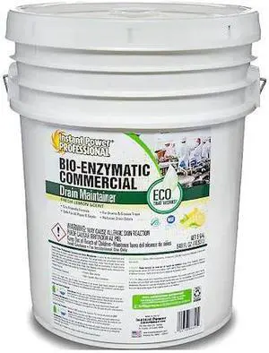 INSTANT POWER PROFESSIONAL 8882 Commercial Drain Cleaner,5 gal.,Lemon
