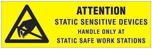 TAPE LOGIC DL9010 Tape Logic® Labels, "Attention - Static Sensitive Devices,