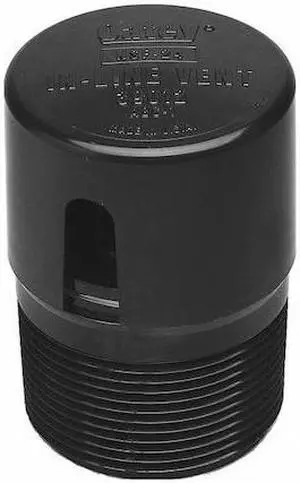 OATEY 39012 Plain In-Line Vent,ABS