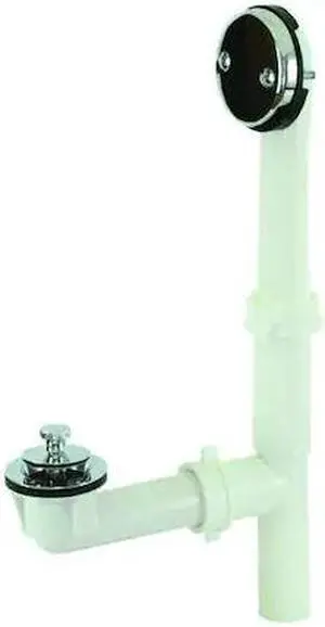 ZORO SELECT 35215 Polypropylene, Bath Drain, Lift and Lock Bath Waste