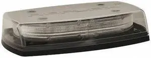 ECCO 5550CA Mini Lightbar, LED, Amber/Clear, 11" L