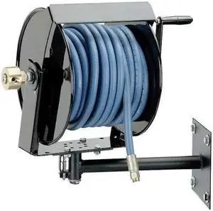 COXREELS SM12-3-100 HandCrank HoseReel,Holds 3/8x100 ft Hose