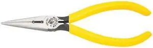 KLEIN TOOLS D203-6H2 Pliers, Needle Nose Side-Cutters, Stripping, 6-Inch