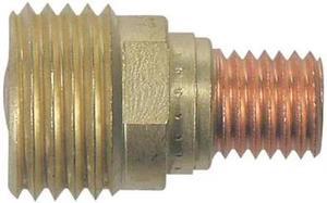 MILLER ELECTRIC 45V44 Gas Lens,Copper / Brass,3/32 In,PK2