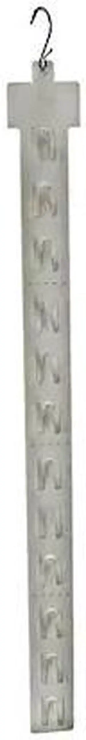 AZAR DISPLAYS 800225 12 Station Display Strip HDPE/25 mil plastic w/ Label