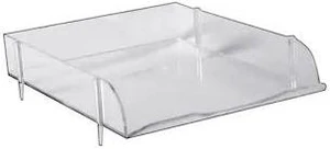 AZAR DISPLAYS 255010 Stacking Letter Tray, PK4 AZAR DISPLAYS 255010 Stacking Letter Tray, PK4