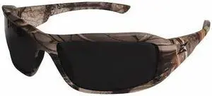 EDGE EYEWEAR XB116CF Safety Glasses, Traditional Smoke Polycarbonate Lens,