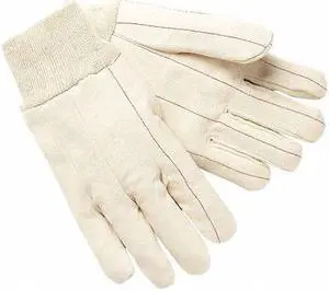 MCR SAFETY 9018C Glove Knit Wrist Nap In Dlb Palm La,PK12