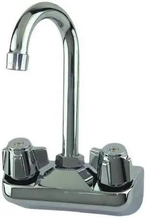 DOMINION COMMERCIAL FAUCETS 77-9116 Wall, Brass, Gooseneck Service Sink Faucet
