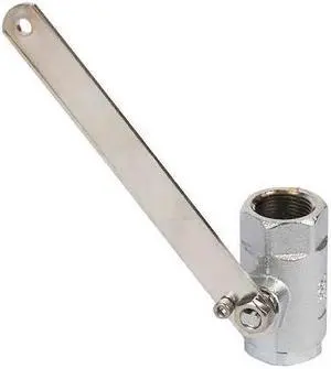 GUARDIAN EQUIPMENT AP600-335V Ball Valve With Actuating Arm, 1" Vertical