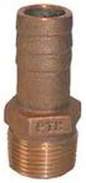 GROCO PTH-4000 PTH Bronze Standard Flow Pipe-To-Hose Adapter With NPT Thread