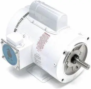 LEESON 113587.00 Washdown Motor, 3/4HP, Face/Base, 56C Frame