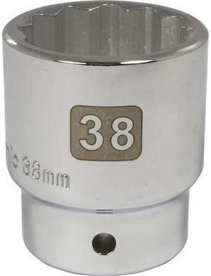 DYNAMIC D022138 3/4" Drive, 38mm Metric Socket, 12 Points