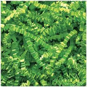 PARTNERS BRAND CP10N Crinkle Paper, 10 lb., Lime, 1/Case
