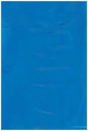 PARTNERS BRAND PB440BL Flat Poly Bags, 6" x 9", 2 mil, Blue, 1000 PK