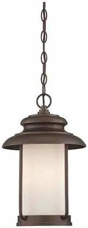NUVO 62-635 Bethany LED Outdoor Hanging with Satin White Glass NUVO 62-635 Bethany LED Outdoor Hanging with Satin White Glass