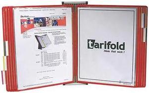 Tarifold Wall Unit Organizer - 10 Red Pockets
