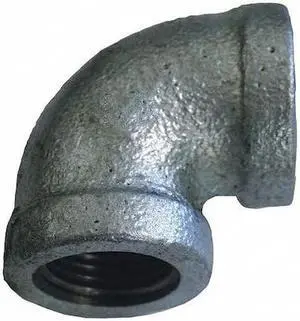 JONES STEPHENS G2350390 Galvanized 90 Degree Elbow,2 In