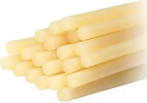 PARTNERS BRAND GL4005 Glue Stick, Light Amber, 1/2 in Dia, 15 in L, 60 PK