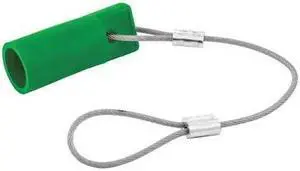 HUBBELL HBL15FCAPGN Single Pole Connector,Protective Cap,Grn