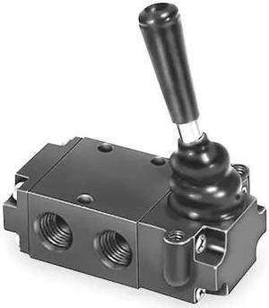 PARKER 524811000 Manual Air Control Valve,3-Way,1/4In NPT