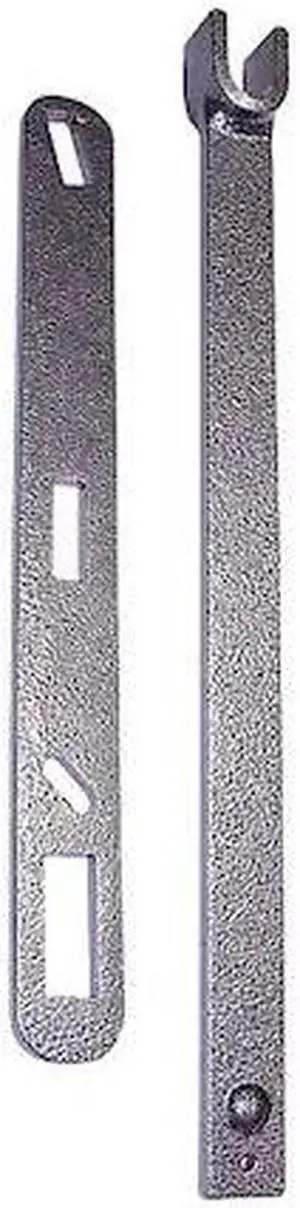 ZORO SELECT 34A517 Water/Gas Shutoff Wrench, Steel, Color: Gray
