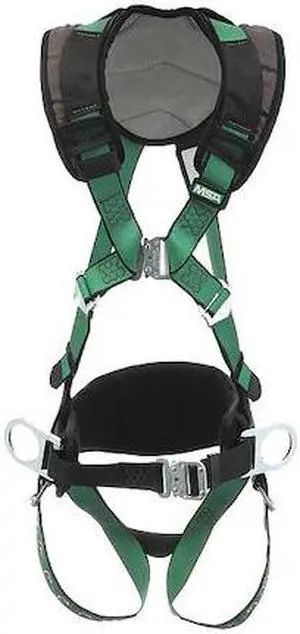 MSA SAFETY 10206162 Fall Protection Harness, XL, Polyester