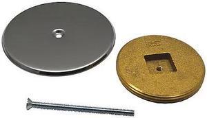 JONES STEPHENS C92200 Plug: Brass, Plug: Countersunk; Screws: Flat Head,