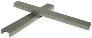 ZORO SELECT 2WFU4 Staples, Standard, 1/4 In Leg, PK5000, Crown: 1/2 in