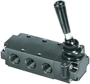 PARKER 520831000 Manual Air Control Valve,4-Way,1/4In NPT