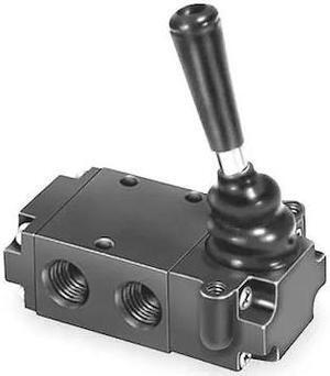 PARKER 524831000 Manual Air Control Valve,3-Way,1/4In NPT