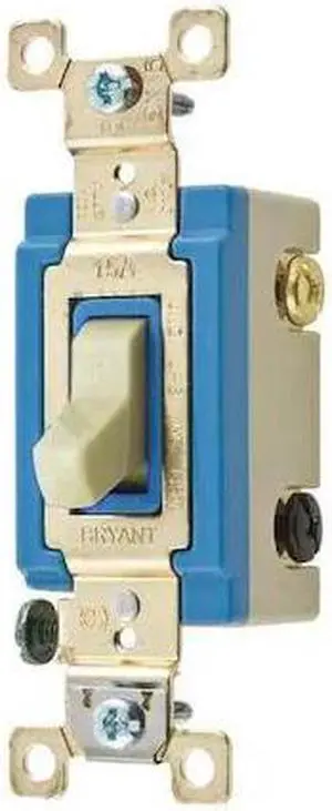 Wall Switch,Ivory,15A,4-Way Switch BRYANT 4804I
