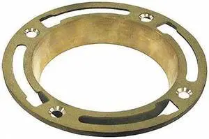 JONES STEPHENS C49441 Closet Flange, Deep Seal, Brass, 1-1/8"